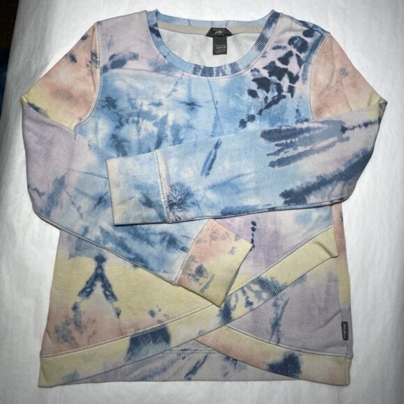 Z Supply Other - Girls Eddie Bauer sweater size 7/8Tie Dye Sweatshirt Size S Blue Pink